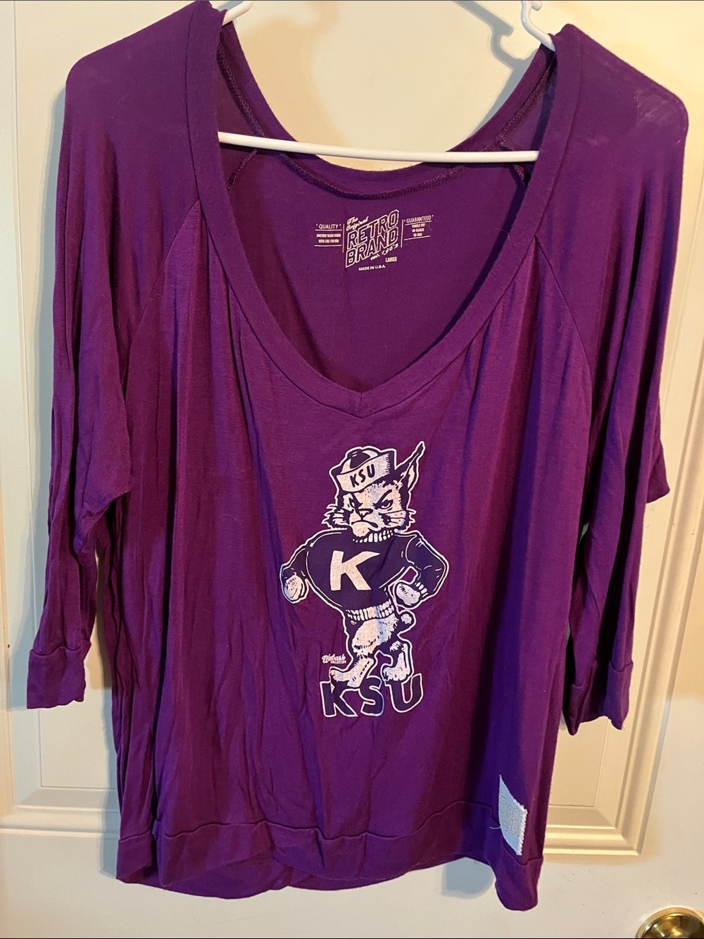 Retro Brand, K-State half sleeve tee, L